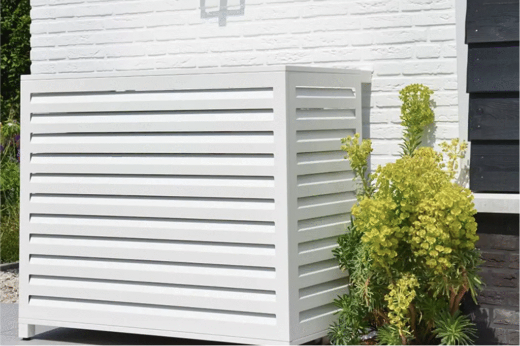 Buitenunit weggewerkt